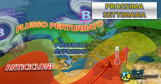 Meteo - Rapido attacco di maltempo in arrivo la prossima settimana, poi nuovo spazio per la Primavera: i dettagli