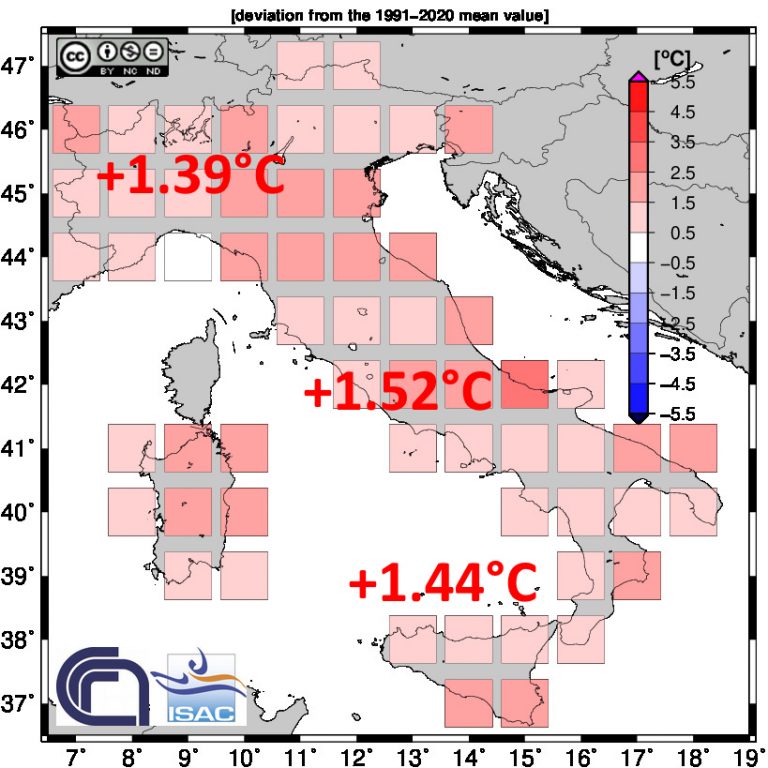 Meteo – Marzo nel complesso mite in Italia e piovoso al centro-nord; i dati del CNR