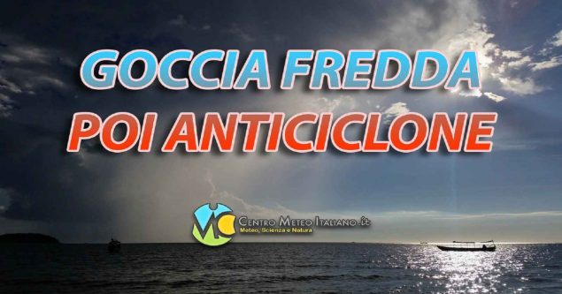 Meteo Italia - alta pressione in arrivo dopo il passaggio della goccia fredda