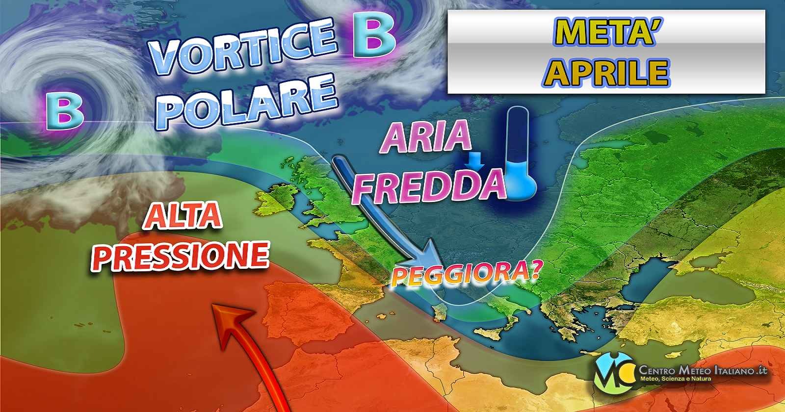 Aria fredda e maltempo verso metà mese