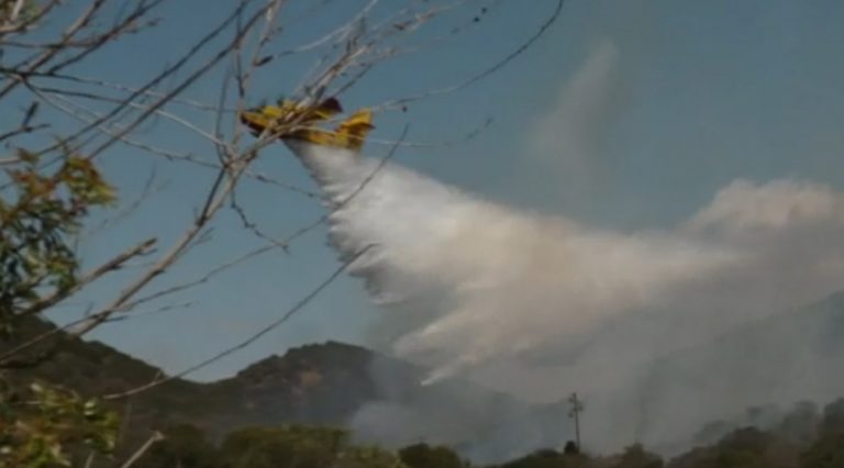 Vasto incendio in Italia, case evacuate e Vigili del fuoco sul posto