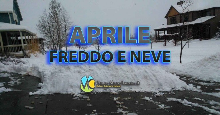 Meteo Italia – piogge, temporali e neve accompagnati da clima freddo insisteranno fino al 25 aprile