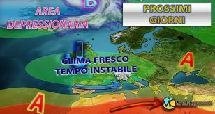 Meteo - Maltempo torna a colpire l'Italia questa settimana, con temporali e calo termico: i dettagli