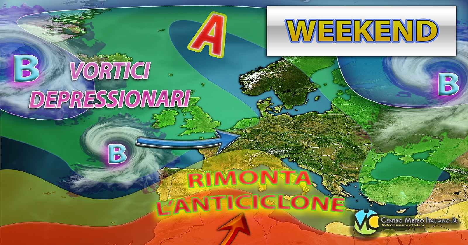 Meteo - Anticiclone nuovamente in spinta nel Weekend, maggiore stabilità e temperature in ripresa: i dettagli