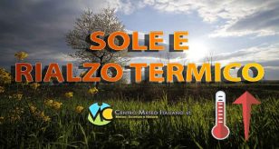 Meteo Italia - sole e rialzo delle temperature entro il weekend