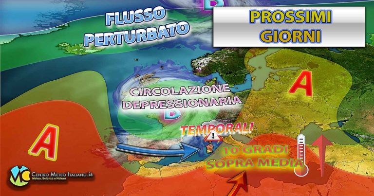 Meteo Italia – maltempo che insisterà ancora su diverse regioni almeno fino al weekend, ecco l’evoluzione