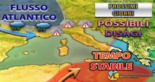 Meteo - Violento maltempo ancora in arrivo nei prossimi giorni in Italia, con possibili nubifragi: i dettagli