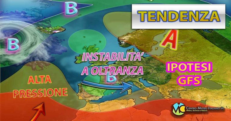 Meteo – L’Estate non decolla, maltempo frequente in arrivo nelle prossime settimane: la tendenza