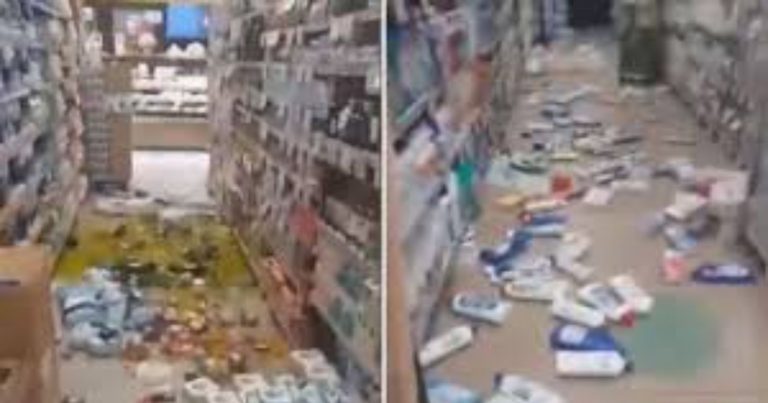 Terremoto ai Campi Flegrei, i danni in un supermercato a Pozzuoli – VIDEO Terremoto ai Campi Flegrei, i danni in un supermercato a Pozzuoli – VIDEO