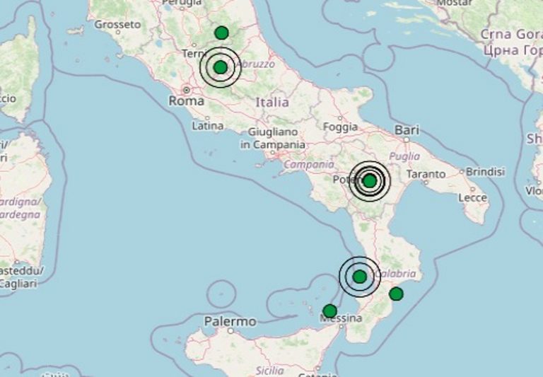 Terremoto, scossa nettamente avvertita in provincia di Matera: epicentro e dati ufficiali Ingv