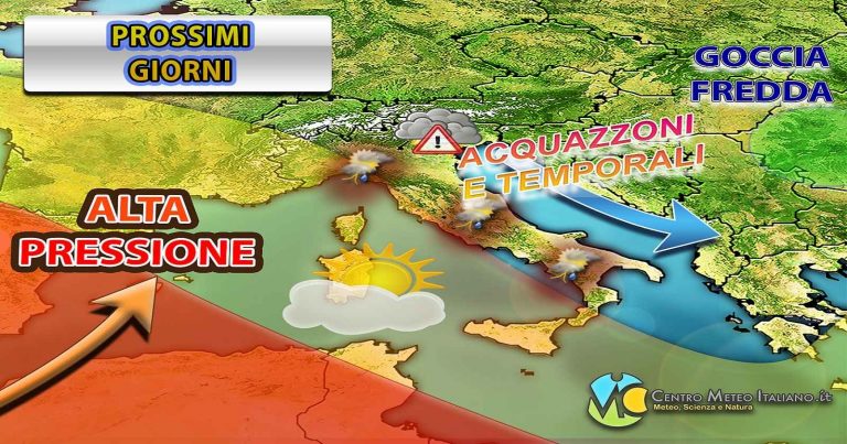 Meteo – Settimana ancora con maltempo protagonsta specie al nord Italia