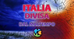 Meteo Italia - maltempo su alcune regioni nel weekend