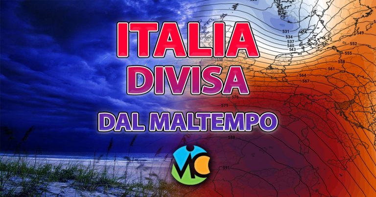 Meteo – settimana movimentata con caldo ancora intenso su alcune regioni ma anche temporali e nubifragi