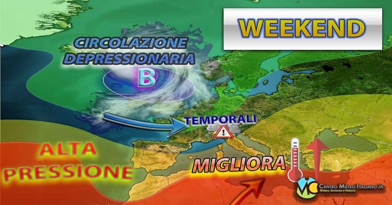 Meteo Weekend – Alta pressione in rinforzo sul Mediterraneo porta sole e rialzo termico, ma ancora delle piogge