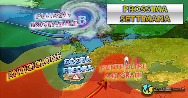 Meteo - Ondata di caldo eccezionale in arrivo in Italia con picchi fino a +43°C: ecco quando e dove