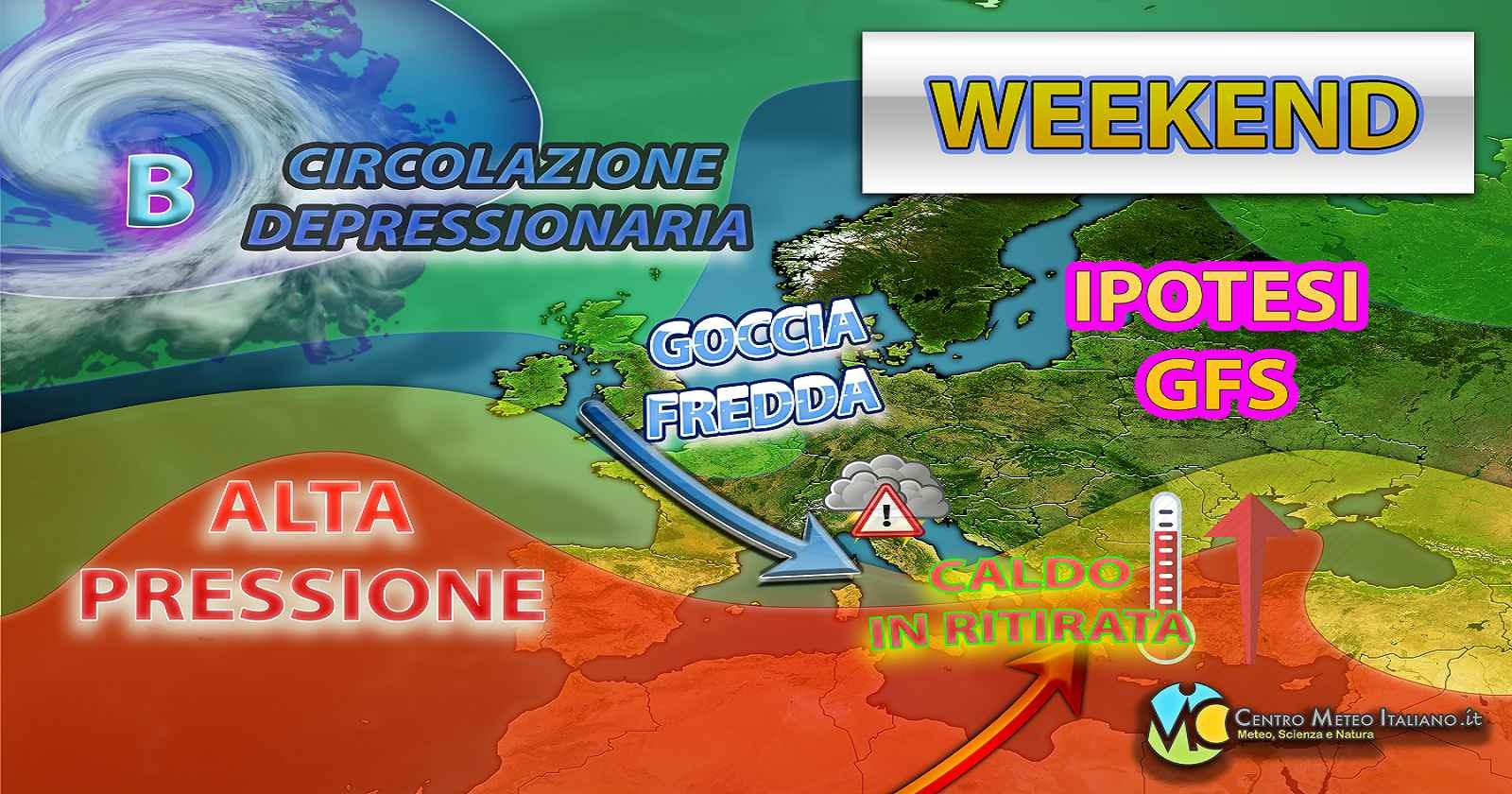 Meteo - Calo termico nel prossimo Weekend e con temporali in arrivo in Italia: i dettagli