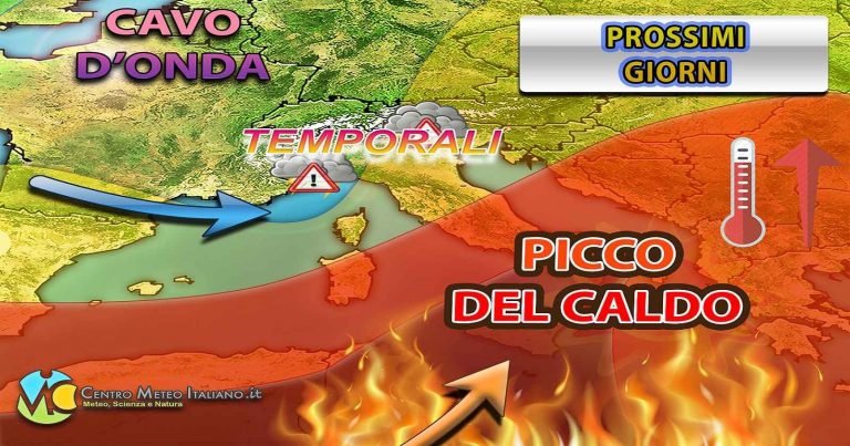 Meteo – Arriva il picco dell’ondata di caldo, attese tra domani e venerdì massime oltre i 40°C su queste regioni