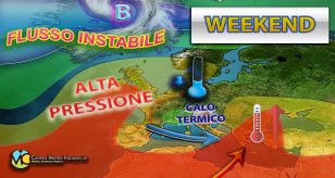 Meteo - Cavo perturbato in arrivo nel Weekend, con possibili nubifragi e crollo termico: i dettagli