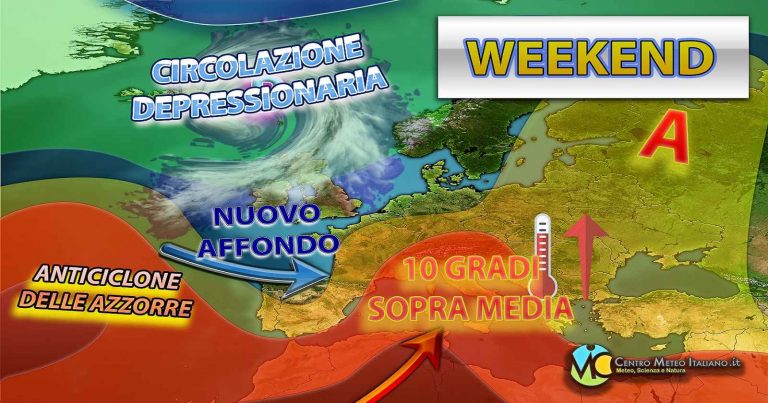 Meteo Weekend – Torna l’anticiclone africano con stabilità diffusa in Italia e nuova ondata di caldo intenso