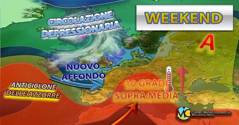 Meteo – Fiammata africana in espansione sull’Italia nel Weekend, ma occhio a qualche temporale: i dettagli