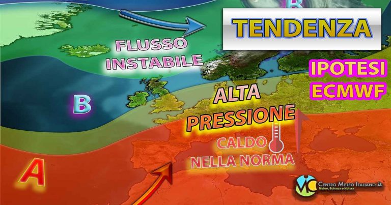 Meteo Italia – più anticiclone del weekend ma non mancheranno comunque temporali su alcune regioni