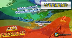 Meteo Italia - tra alta pressione e temporali nel primo weekend di luglio