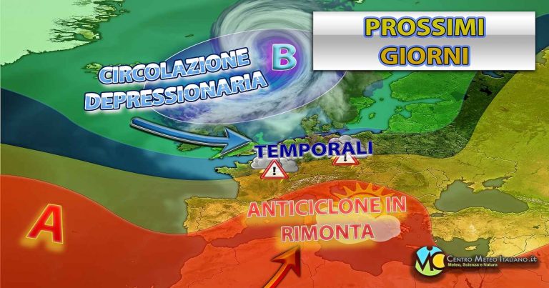 Meteo – Migliora il tempo in Italia con ampie schiarite grazie all’alta pressione, ma caldo ancora contenuto