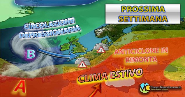 Meteo - Imponente Anticiclone in arrivo per la prossima settimana, nuovo sprint dell'Estate: i dettagli