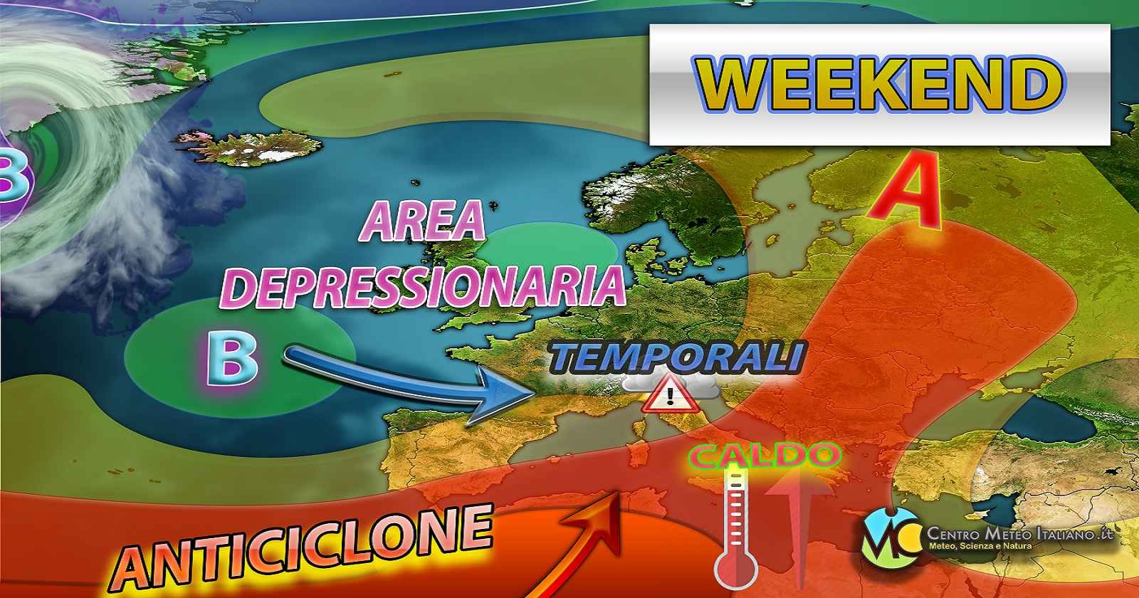 Meteo - Sprint dell'Estate, ma forte peggioramento in vista nel Weekend con possibili nubifragi: ecco dove