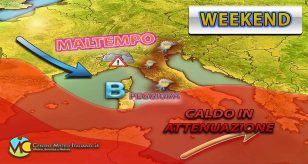 Meteo - Colpo all'Estate, cavo perturbato porta temporali, calo termico e possibili nubifragi: i dettagli