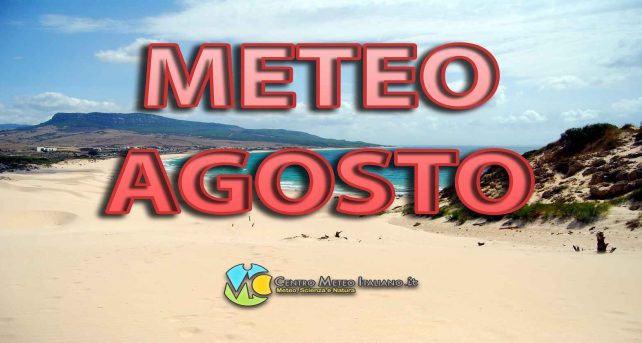 Meteo agosto - lieve calo termico in settimana