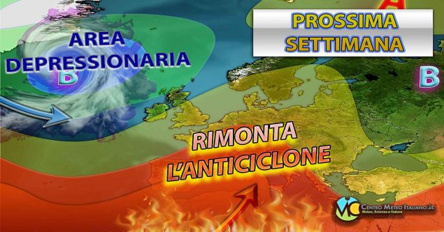 Prossima settimana con temperature in nuovo rialzo