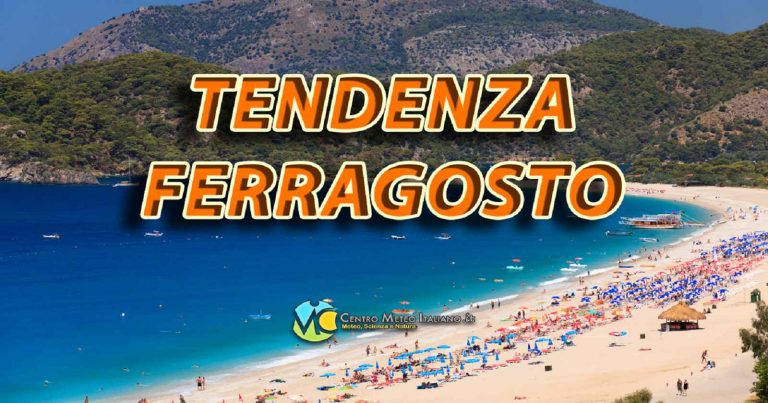 Meteo Agosto – caldo intenso che prosegue nell’ultimo mese dell’estate, vediamo la tendenza fino al Ferragosto