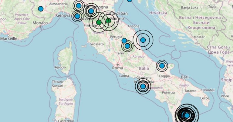 Terremoto oggi in Emilia-Romagna, sabato 24 agosto 2024: due scosse avvertite in provincia di Bologna – Dati INGV