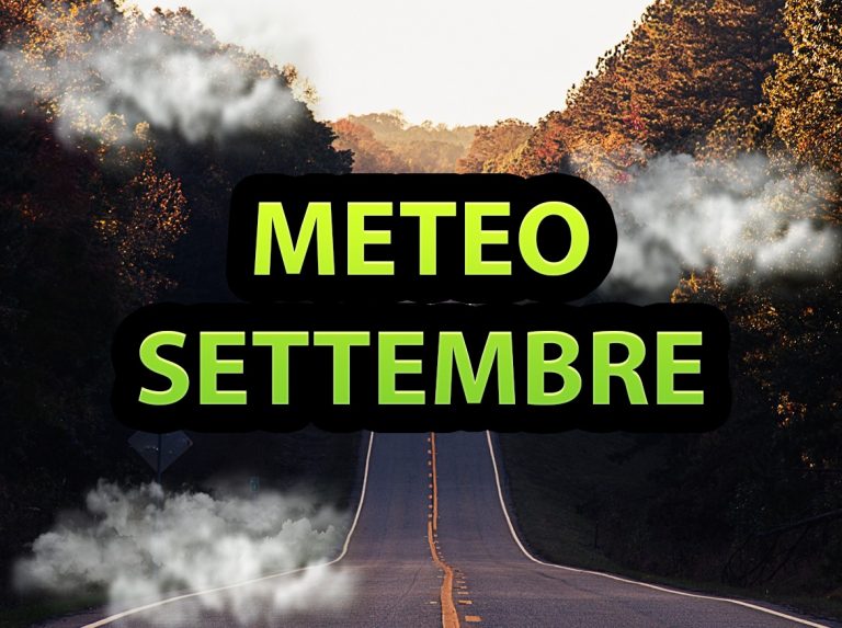 Meteo – Settembre mostra il suo lato autunnale con clima fresco anche la prossima settimana e fase di maltempo