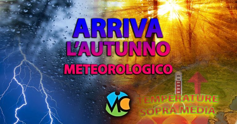 Meteo – L’autunno ci prova in Italia con possibile arrivo di maltempo e calo termico entro il weekend