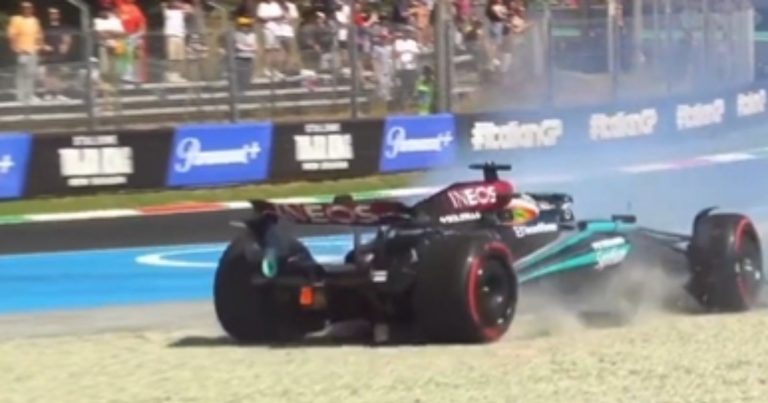 Formula 1, incidente durante le libere a Monza: schianto contro le barriere e bandiera rossa. Ecco cosa è successo