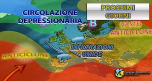 Meteo - Goccia fredda in affondo con primo vero colpo all'Estate: in arrivo maltempo e calo termico, i dettagli