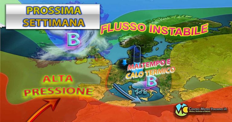 Meteo – Estate al capolinea, attacco di maltempo in arrivo nel Weekend, ecco i dettagli