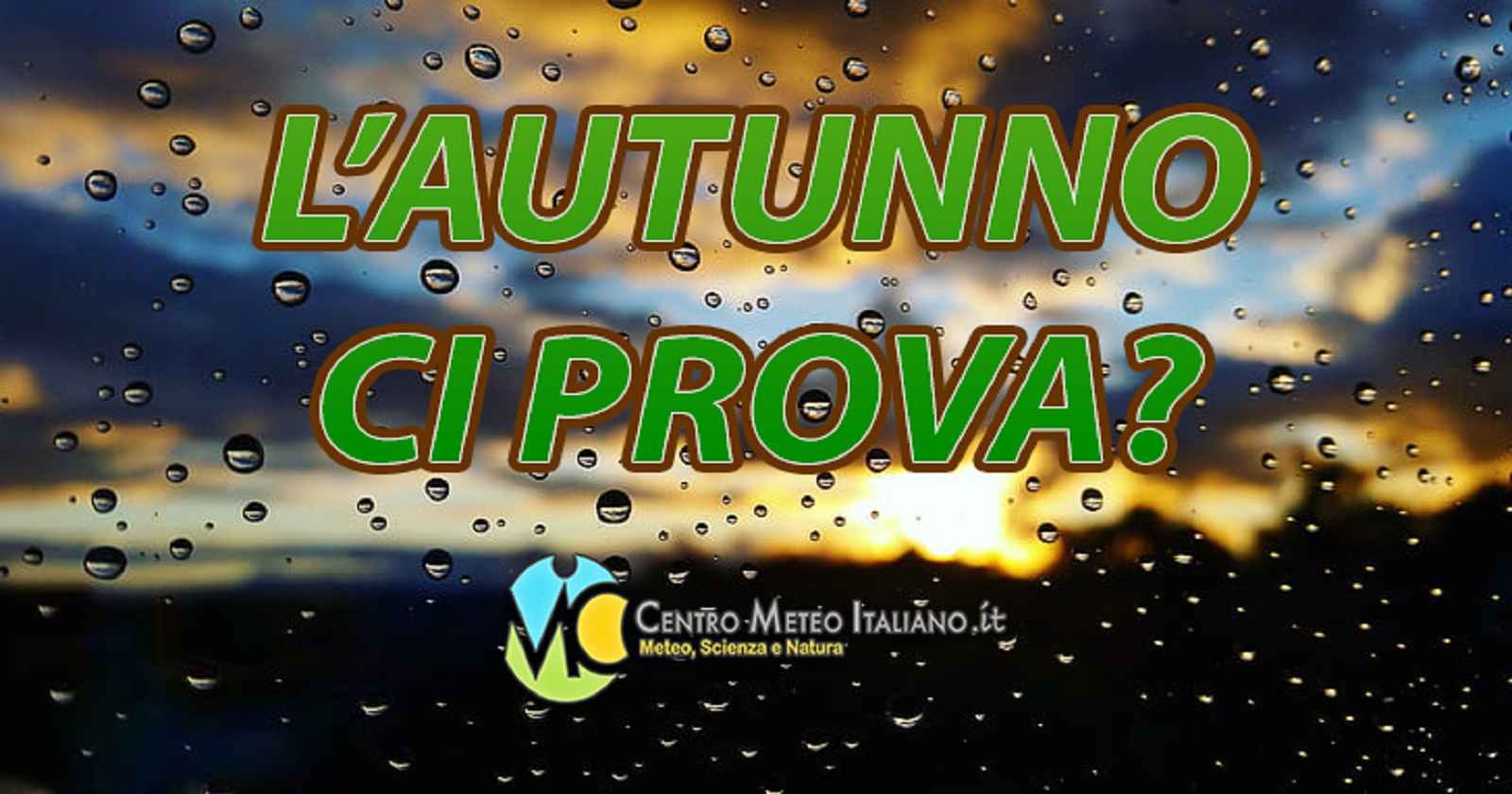 Prossima settimana con maltempo autunnale