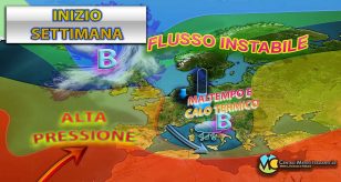 Meteo Italia - dal weekend al via una nuova fase di maltempo