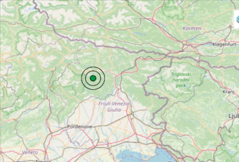 Terremoto oggi in Friuli Venezia Giulia, scossa M 3.0 nettamente avvertita: i dati INGV