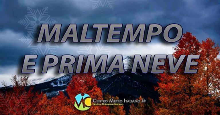 Meteo Italia – autunno che alza il tiro nei prossimi giorni con aria fredda sul Mediterraneo e prima neve in montagna Meteo Italia – autunno che alza il tiro nei prossimi giorni con aria fredda sul Mediterraneo e prima neve in montagna