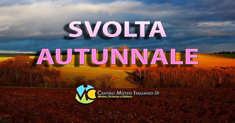 Meteo Italia – imminente fase di maltempo autunnale con temperature in discesa al di sotto delle medie