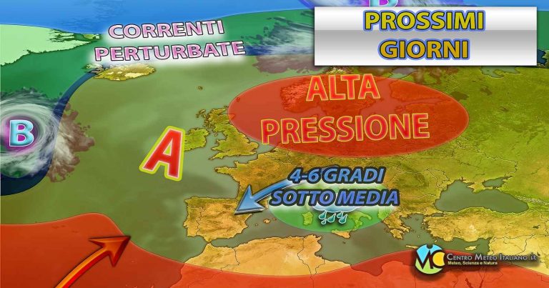 Meteo Italia – tempo in miglioramento in vista del weekend ma settembre potrebbe avere altre fasi instabili