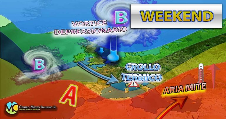 Meteo – Irruzione polare in arrivo nel Weekend con crollo delle temperature e ritorno della neve: i dettagli