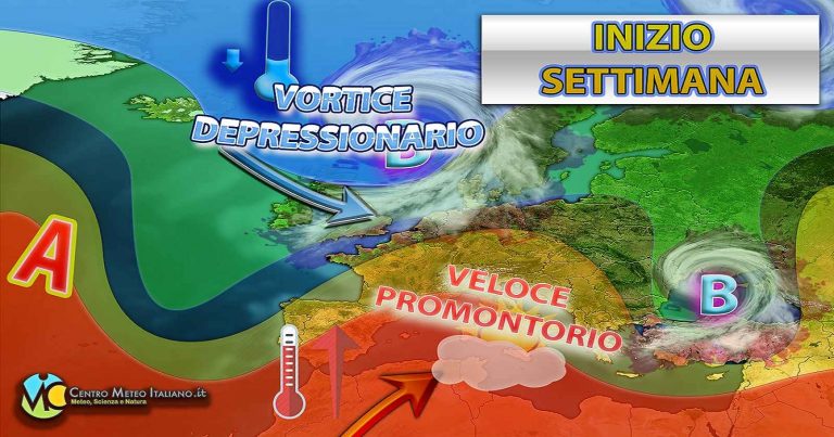 Meteo Italia – Rimonta l’alta pressione con tempo stabile fino ad inizio settimana