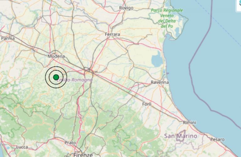 Terremoto oggi in Emilia Romagna, nella notte scossa intensa in provincia di Modena: i dati Ingv