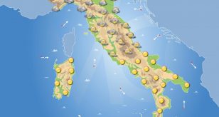 Previsioni meteo in italia per domani 1 ottobre 2024