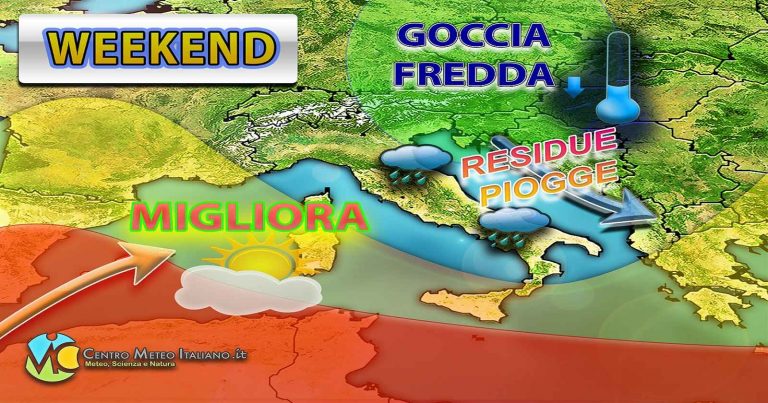 Meteo – Weekend tutto sommato autunnale, con piogge e temporali sempre presenti: i dettagli Meteo – Weekend tutto sommato autunnale, con piogge e temporali sempre presenti: i dettagli